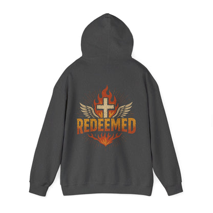 Christian Hoodie - Redeemed Unisex Fashion Sweatshirt for Faith Lovers