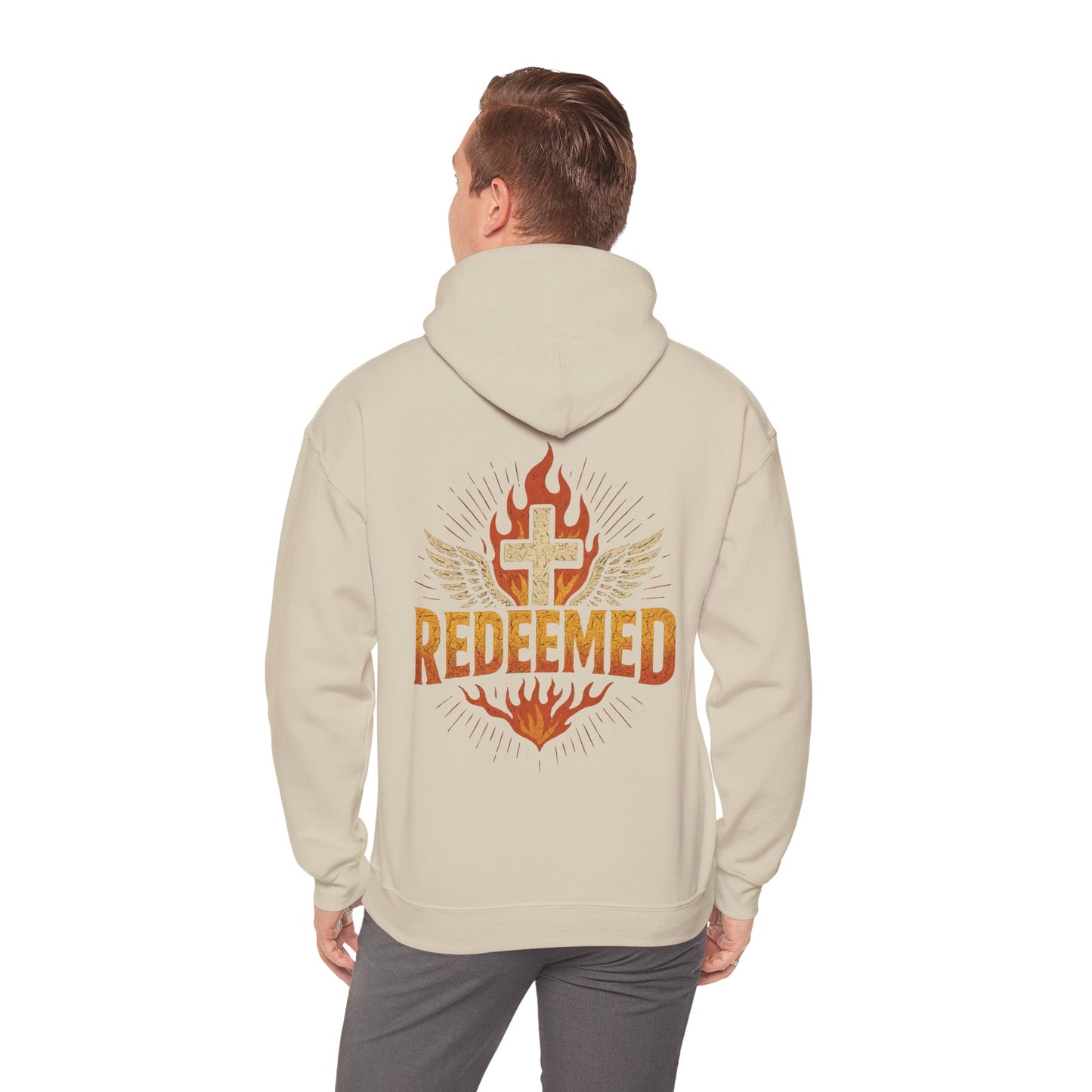 Christian Hoodie - Redeemed Unisex Fashion Sweatshirt for Faith Lovers