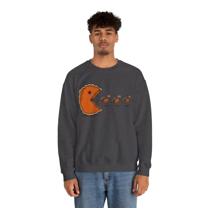 Thanksgiving Pac Man Retro Video Game Sweatshirt