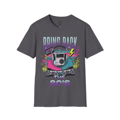 80's Nostalgia Unisex T-Shirt - Bring Back the 80's, Vintage 80's Shirt.