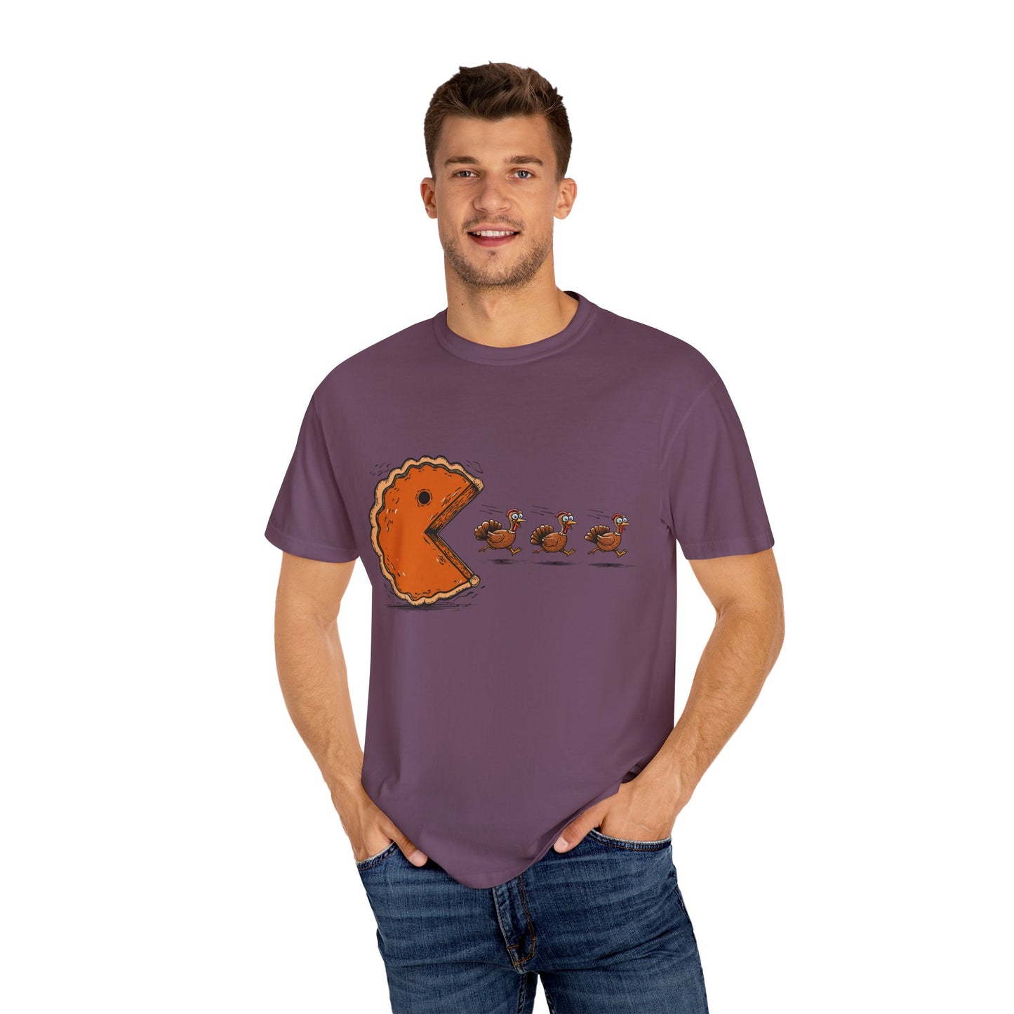 Thanksgiving Funny Pac Pie Game Over T-Shirt