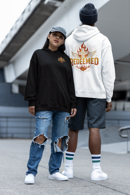 Christian Hoodie - Redeemed Unisex Fashion Sweatshirt for Faith Lovers