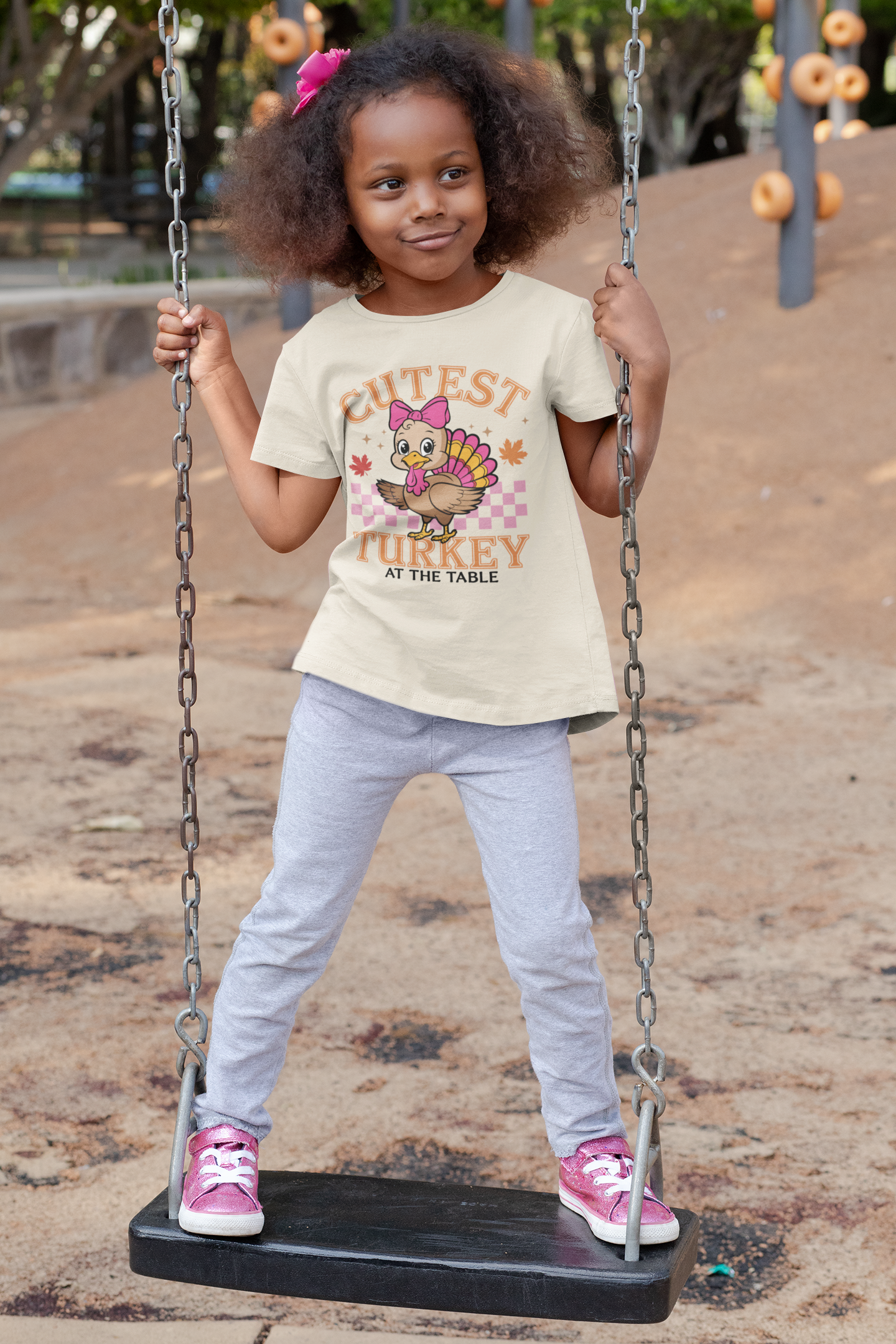 Cute Kids Thanksgiving Tee - 'Cutest Turkey at the Table'