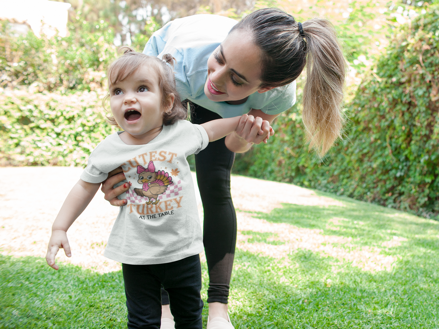 Cutest Turkey Toddler Tee for Thanksgiving