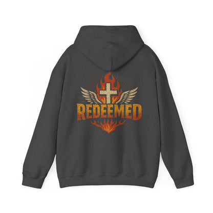 Christian Hoodie - Redeemed Unisex Fashion Sweatshirt for Faith Lovers