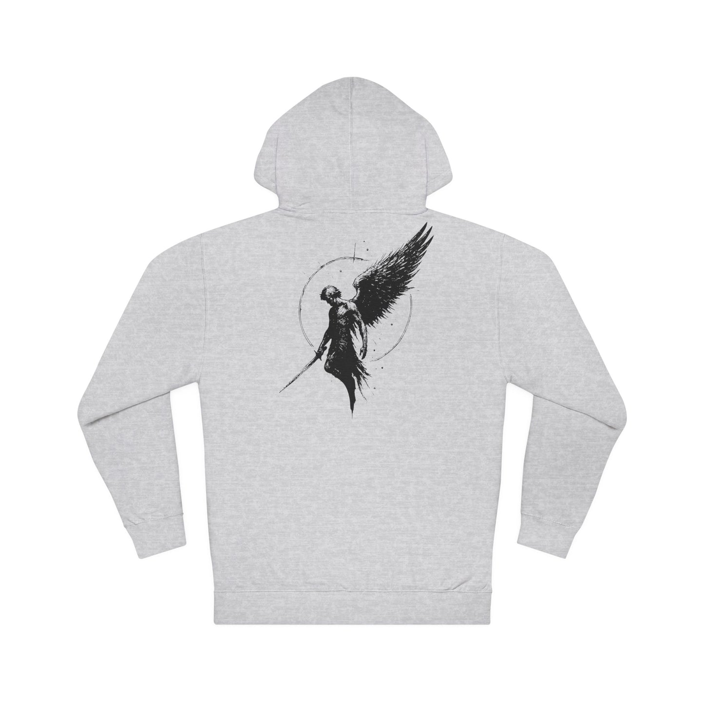 Epic Angel Wing Unisex Hooded Sweatshirt, Graphic Hoodie, Spiritual Sweatshirt, Gift for Him or Her, Casual Wear, Cozy Apparel