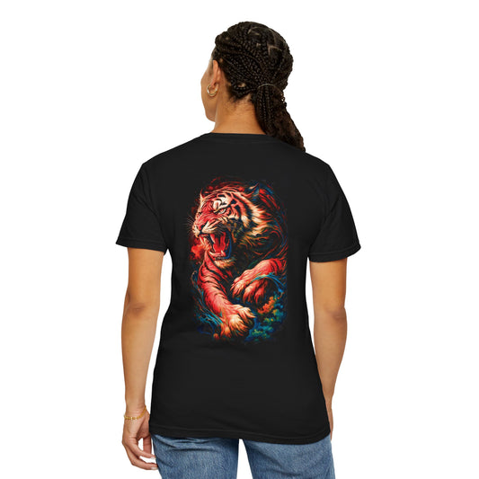 Tiger Art T-shirt | Vibrant Graphic Tee for Art Lovers, Unique Gift