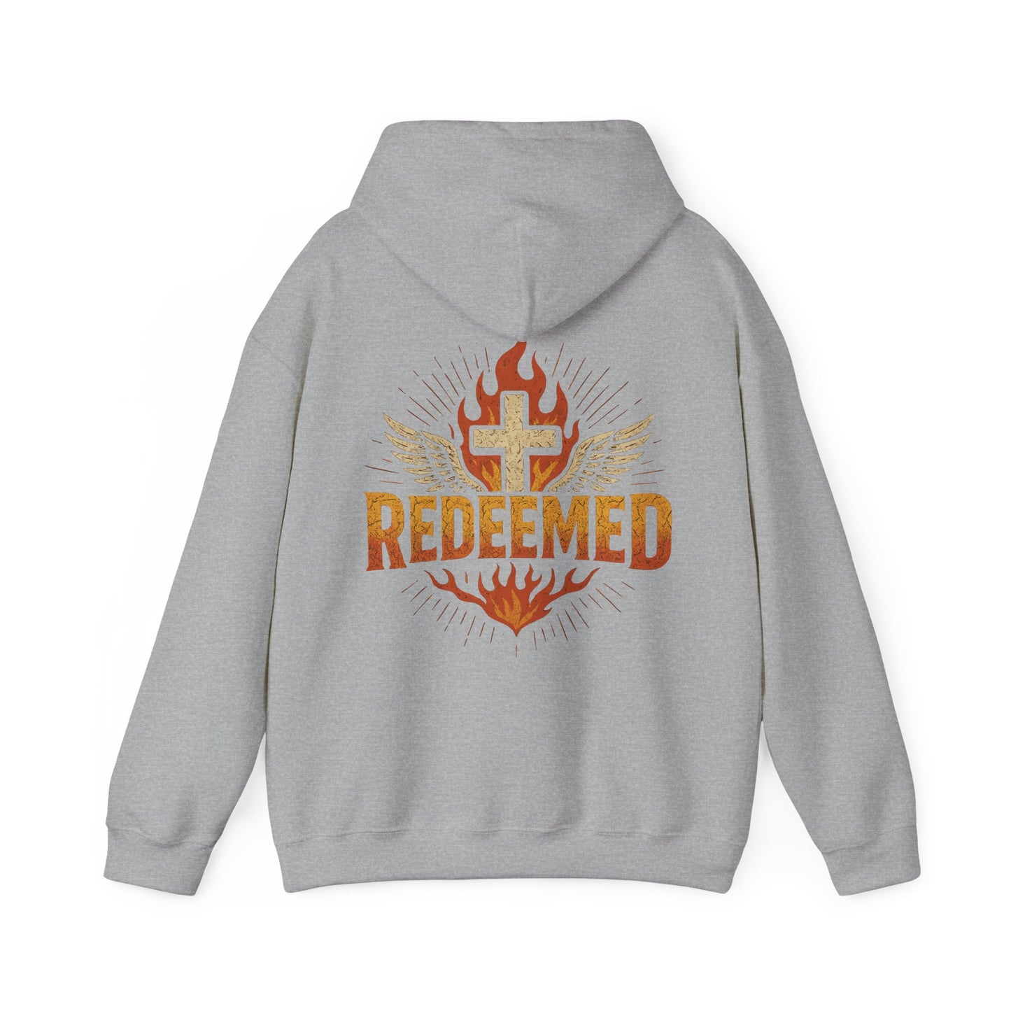 Christian Hoodie - Redeemed Unisex Fashion Sweatshirt for Faith Lovers