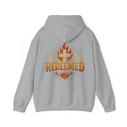Christian Hoodie - Redeemed Unisex Fashion Sweatshirt for Faith Lovers