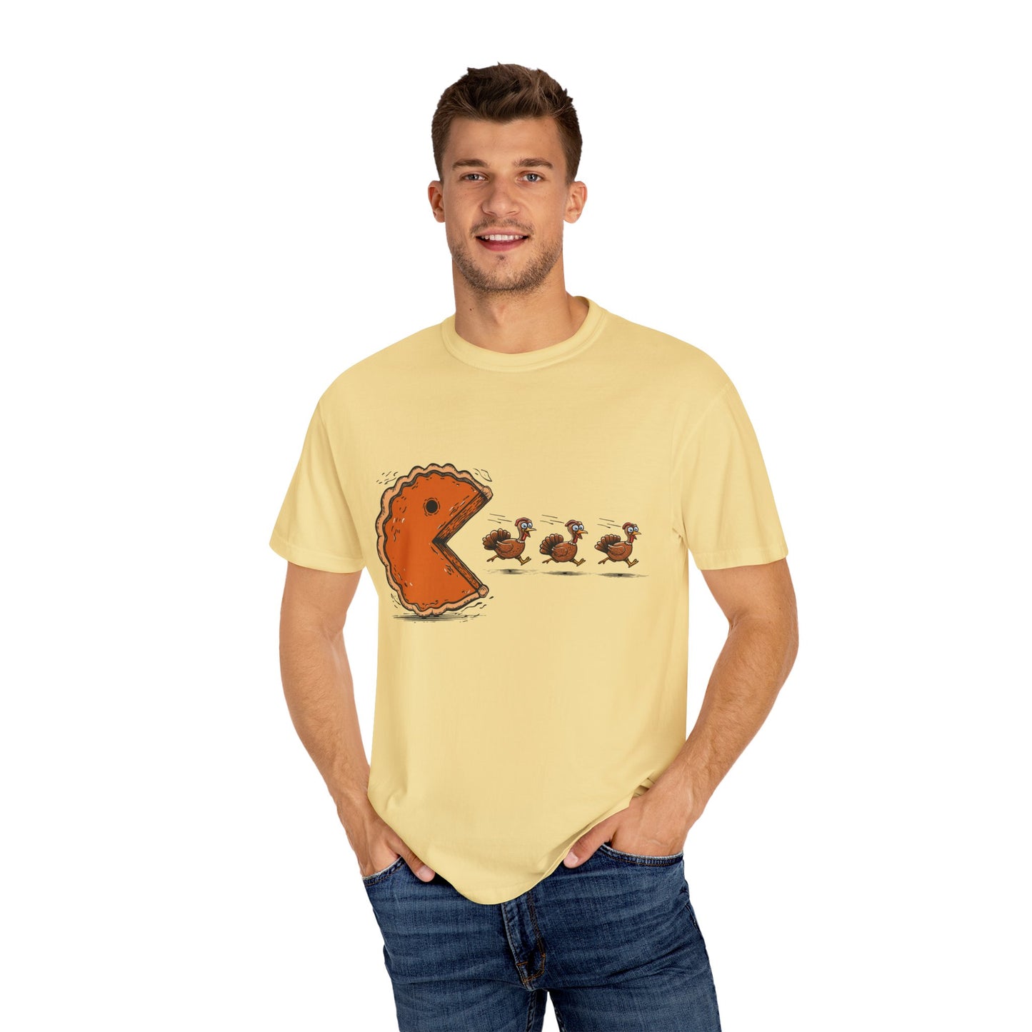 Thanksgiving Funny Pac Pie Game Over T-Shirt