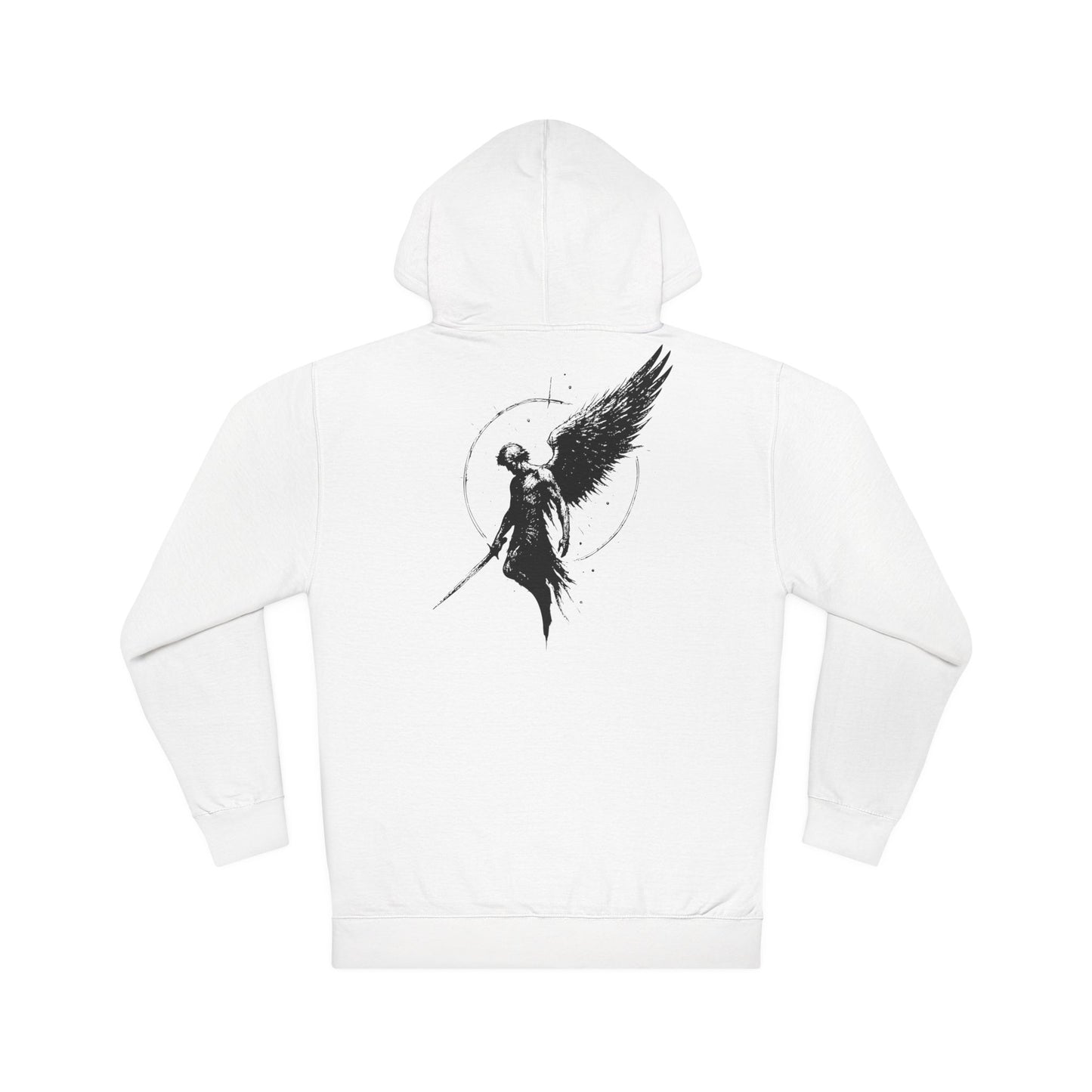 Epic Angel Wing Unisex Hooded Sweatshirt, Graphic Hoodie, Spiritual Sweatshirt, Gift for Him or Her, Casual Wear, Cozy Apparel