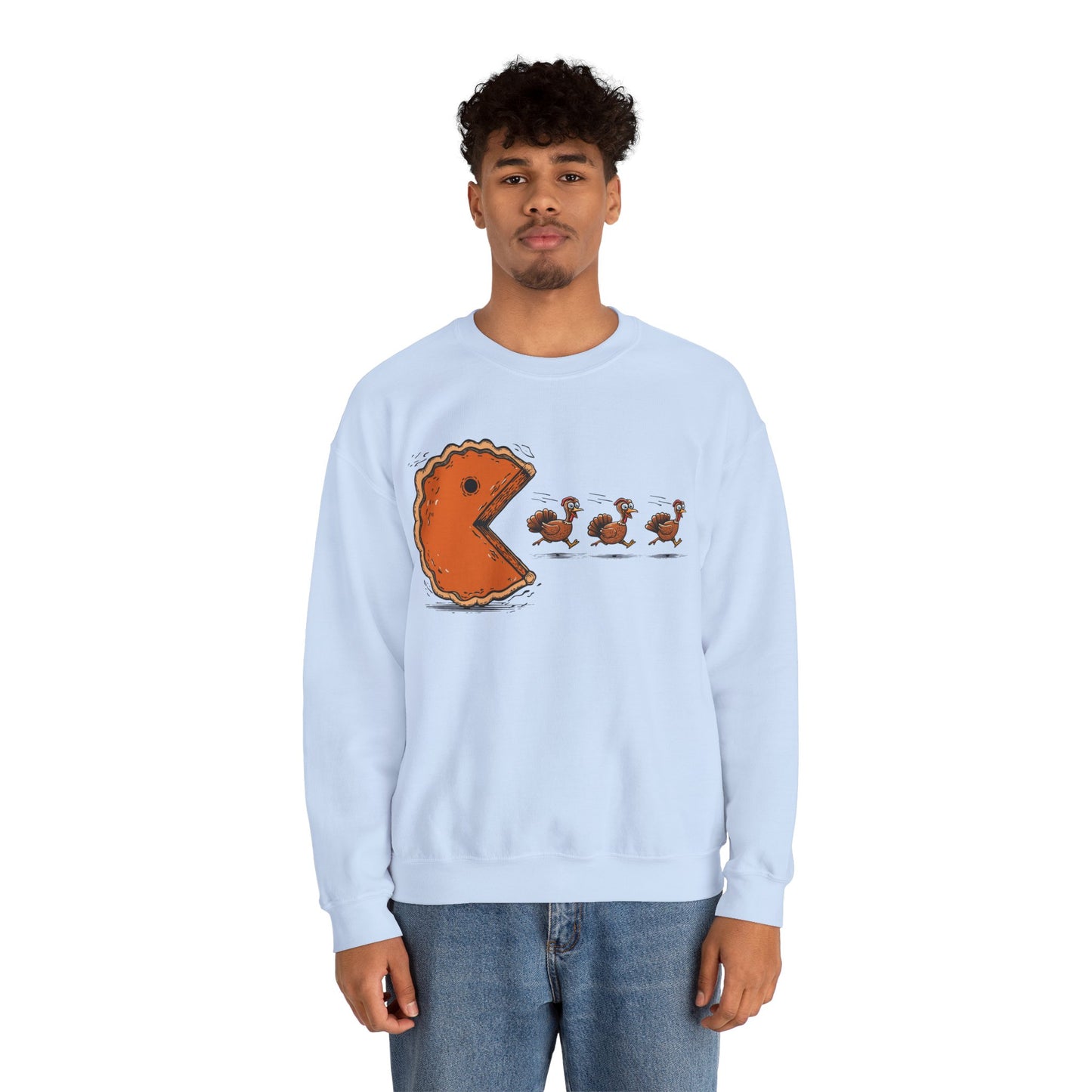 Thanksgiving Pac Man Retro Video Game Sweatshirt