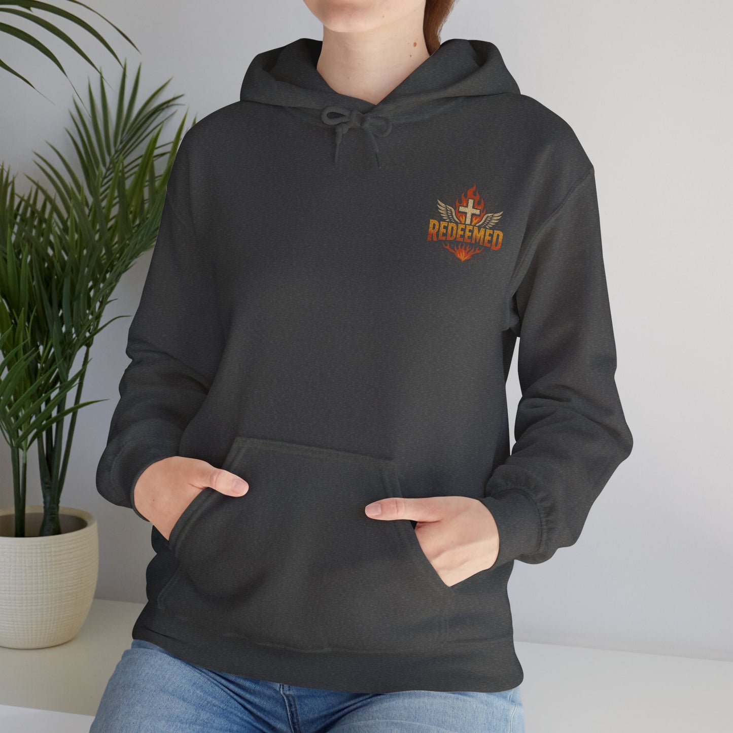Christian Hoodie - Redeemed Unisex Fashion Sweatshirt for Faith Lovers