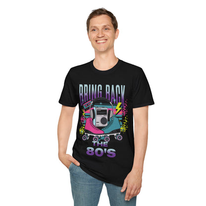 80's Nostalgia Unisex T-Shirt - Bring Back the 80's, Vintage 80's Shirt.