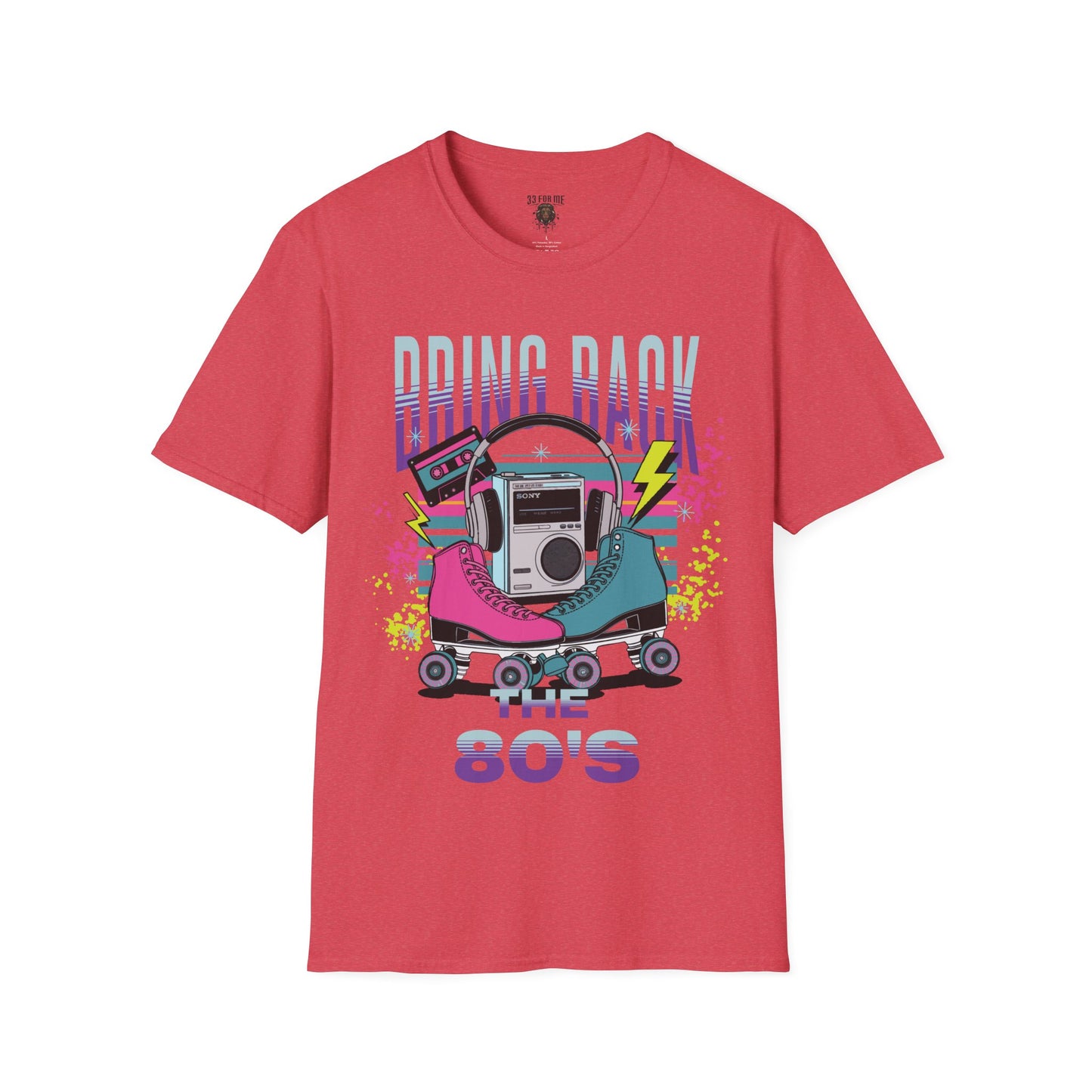 80's Nostalgia Unisex T-Shirt - Bring Back the 80's, Vintage 80's Shirt.