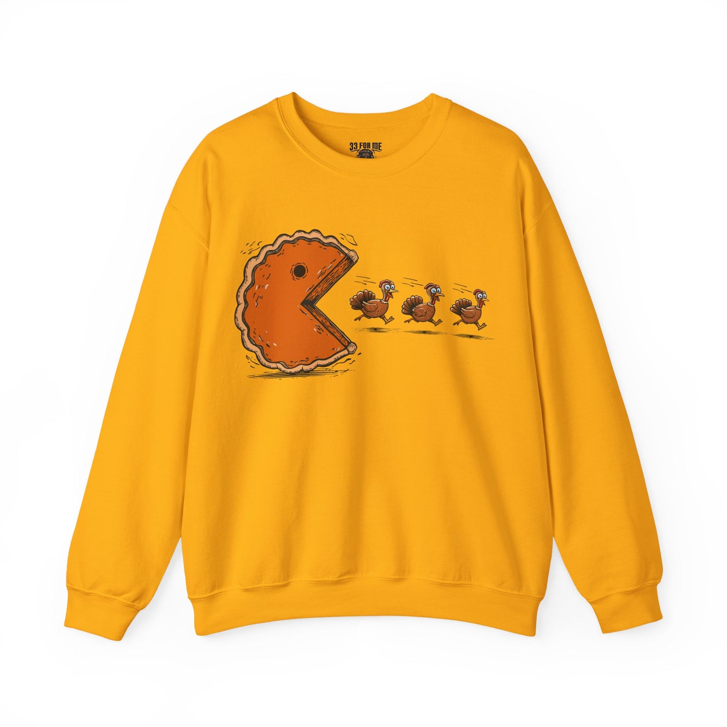 Thanksgiving Pac Man Retro Video Game Sweatshirt