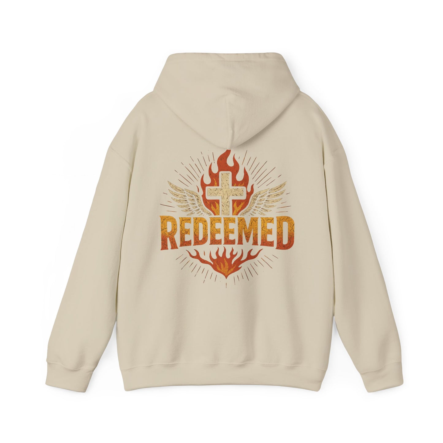 Christian Hoodie - Redeemed Unisex Fashion Sweatshirt for Faith Lovers
