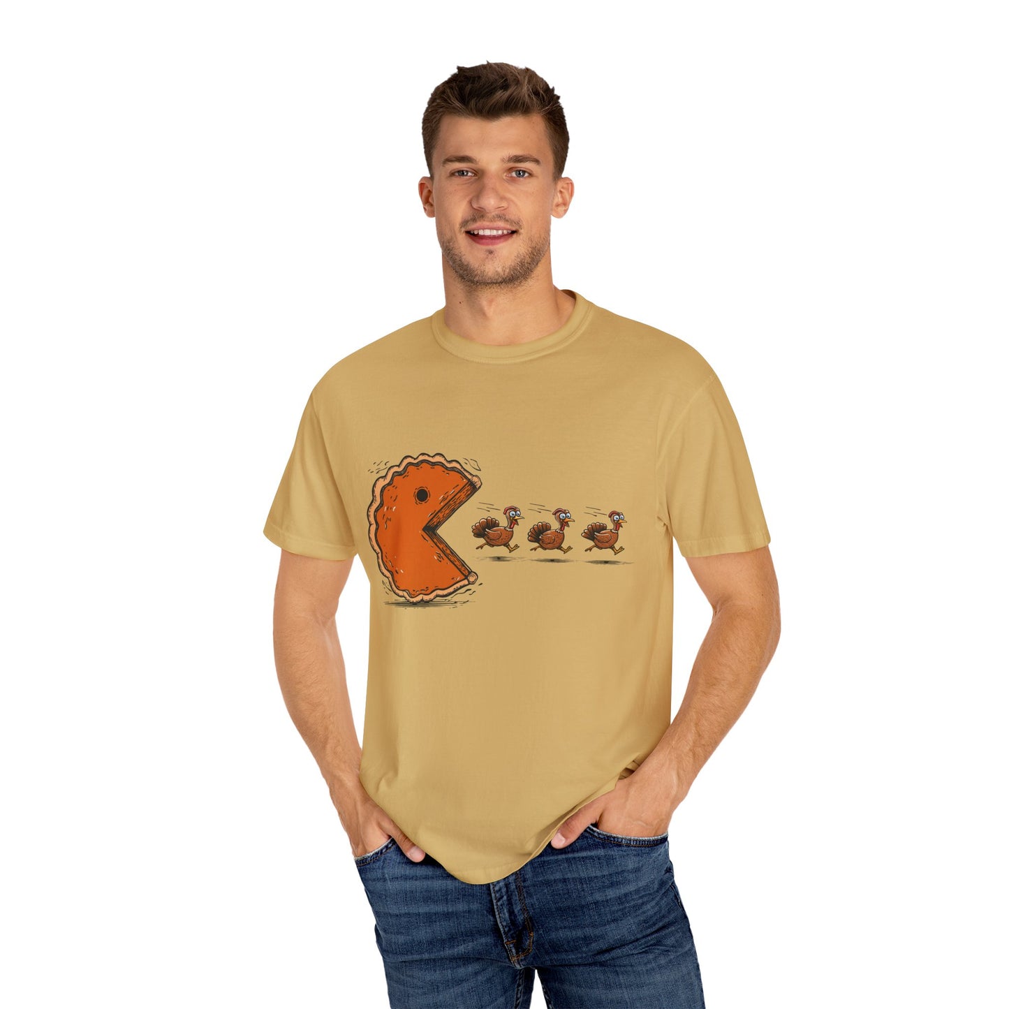 Thanksgiving Funny Pac Pie Game Over T-Shirt