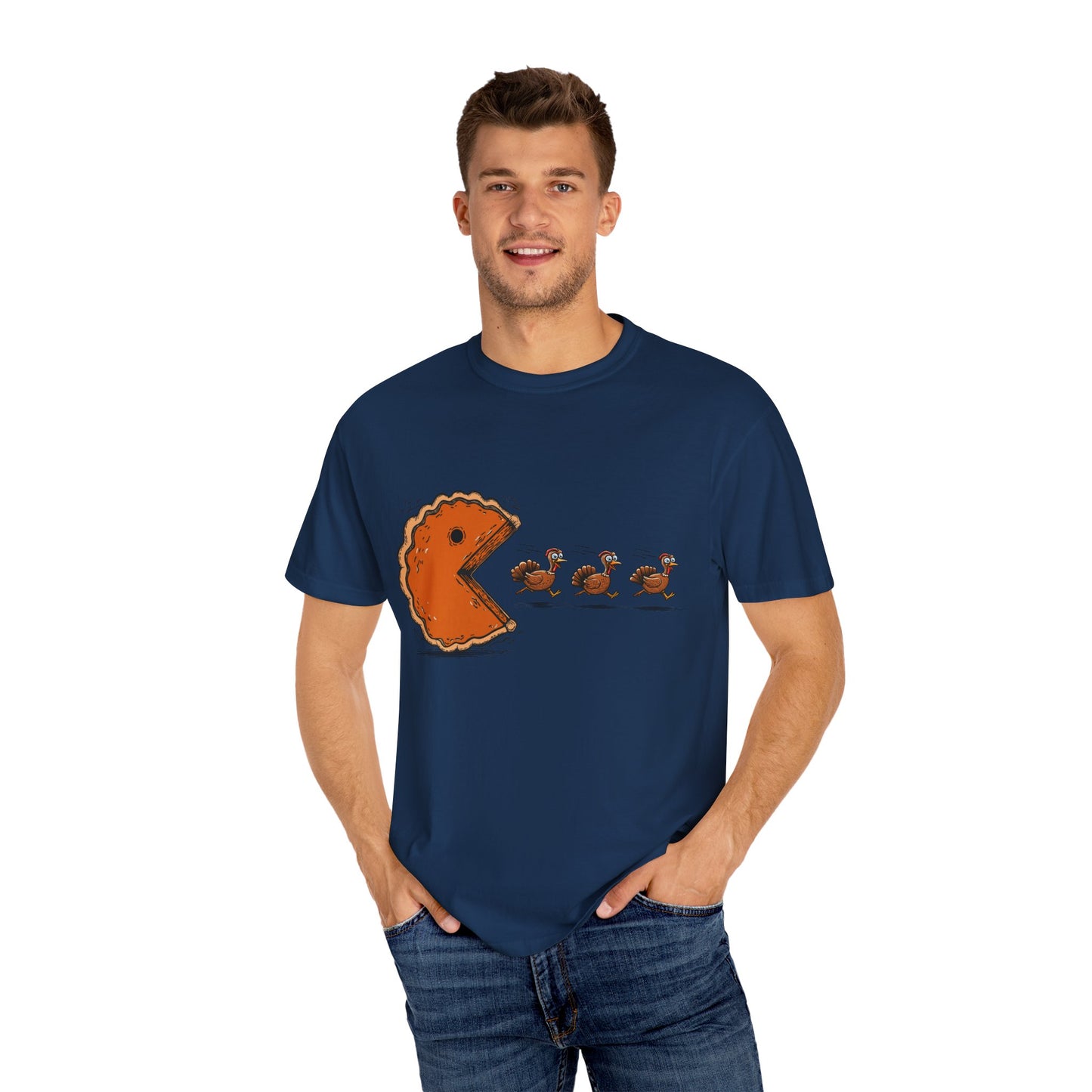 Thanksgiving Funny Pac Pie Game Over T-Shirt