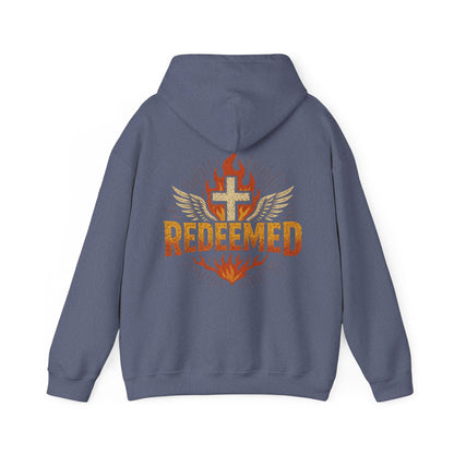 Christian Hoodie - Redeemed Unisex Fashion Sweatshirt for Faith Lovers