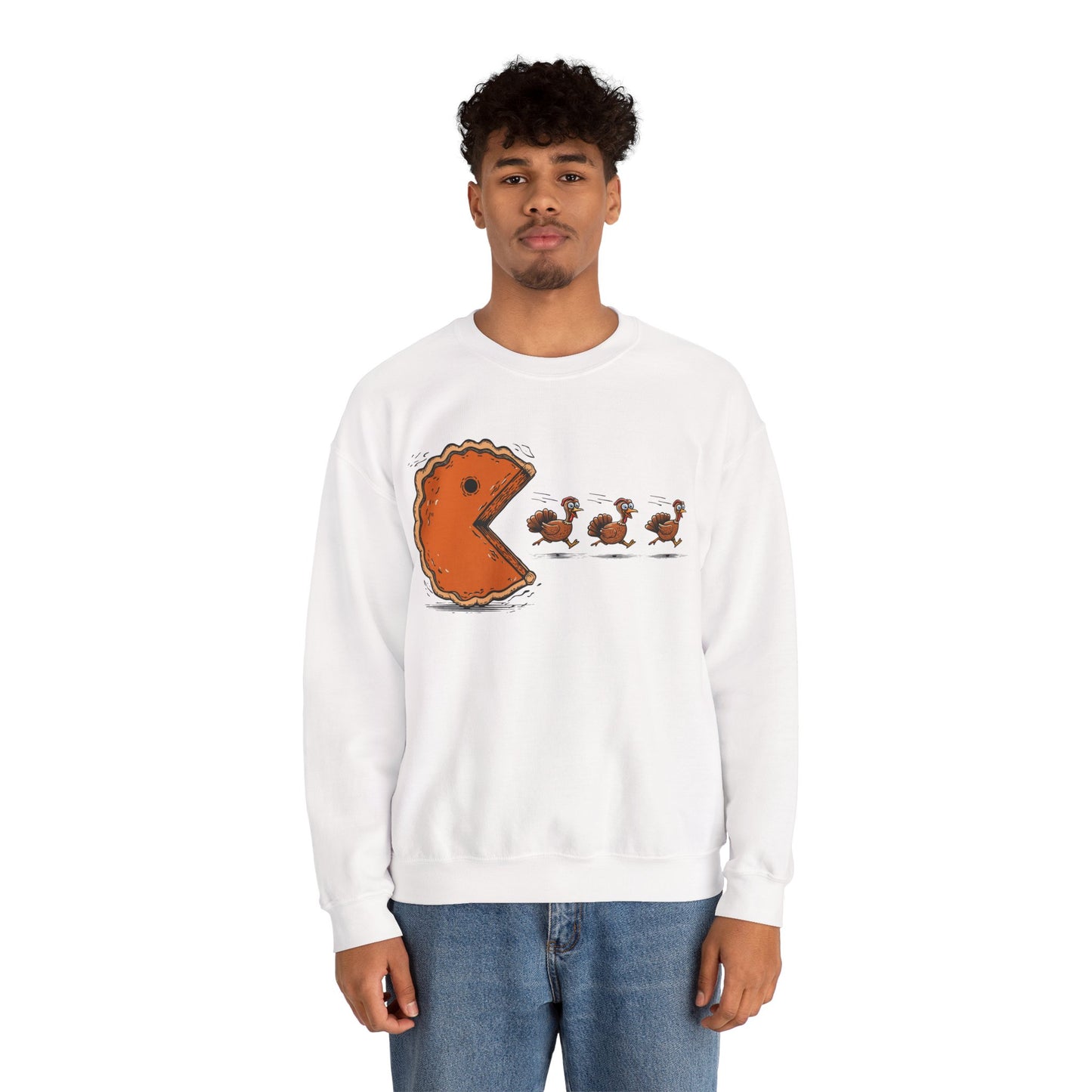 Thanksgiving Pac Man Retro Video Game Sweatshirt