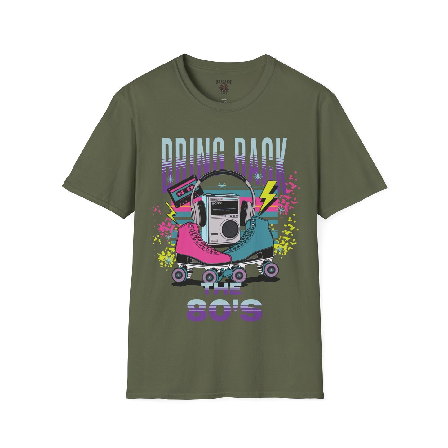 80's Nostalgia Unisex T-Shirt - Bring Back the 80's, Vintage 80's Shirt.