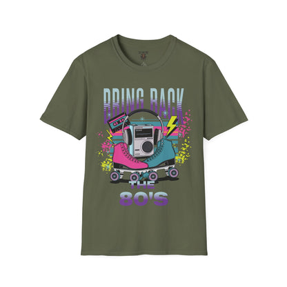 80's Nostalgia Unisex T-Shirt - Bring Back the 80's, Vintage 80's Shirt.