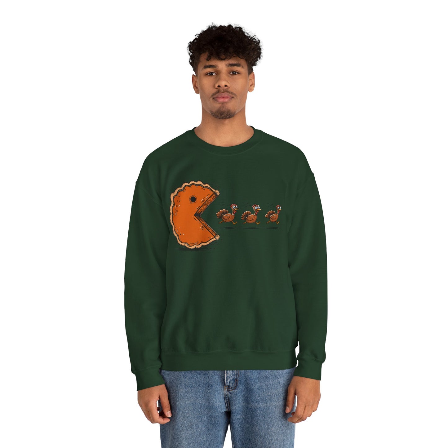 Thanksgiving Pac Man Retro Video Game Sweatshirt