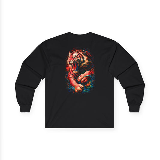 Tiger Spirit Long Sleeve Tee - Unisex Cotton