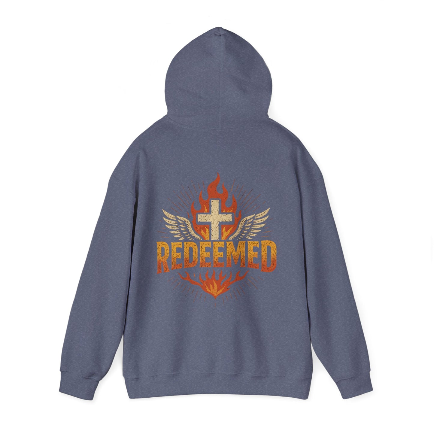 Christian Hoodie - Redeemed Unisex Fashion Sweatshirt for Faith Lovers