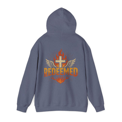 Christian Hoodie - Redeemed Unisex Fashion Sweatshirt for Faith Lovers