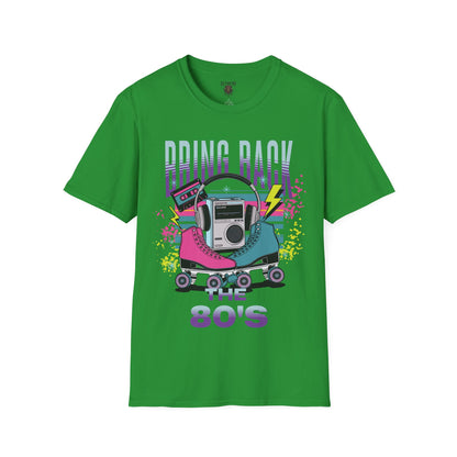 80's Nostalgia Unisex T-Shirt - Bring Back the 80's, Vintage 80's Shirt.