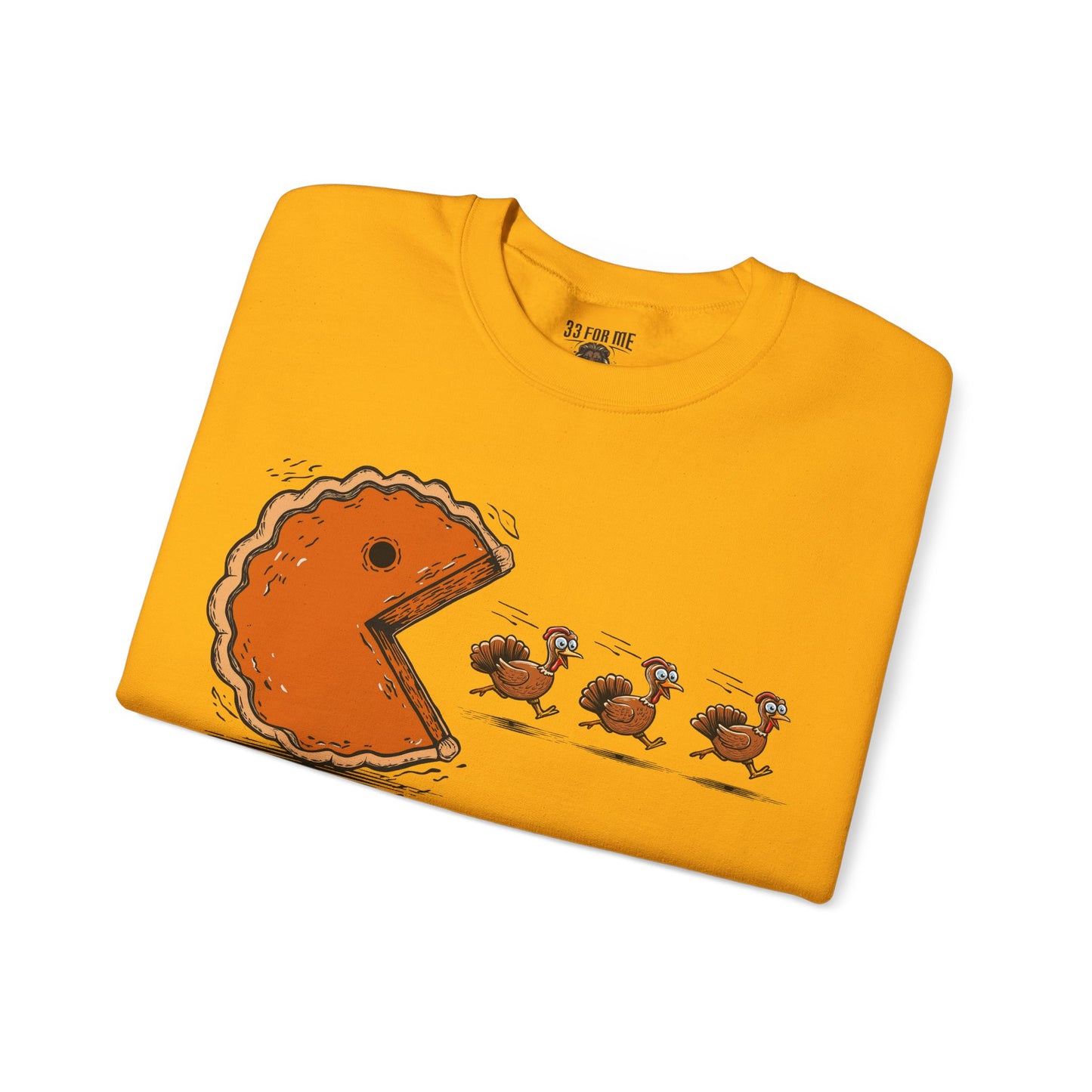 Thanksgiving Pac Man Retro Video Game Sweatshirt