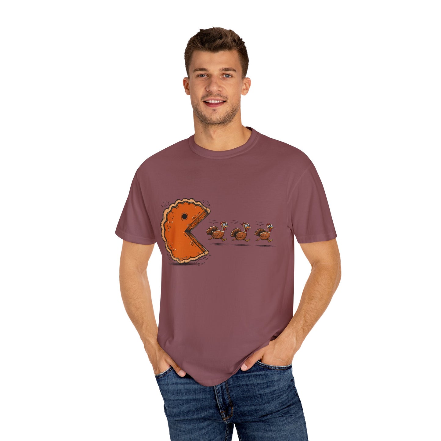 Thanksgiving Funny Pac Pie Game Over T-Shirt