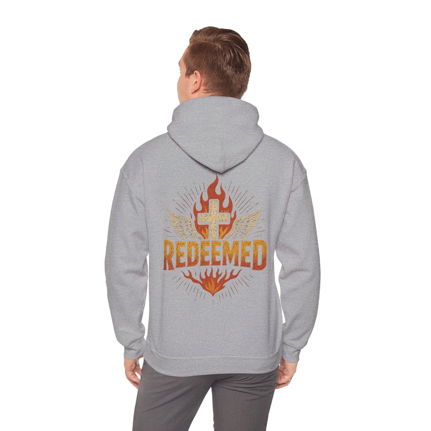 Christian Hoodie - Redeemed Unisex Fashion Sweatshirt for Faith Lovers