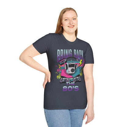 80's Nostalgia Unisex T-Shirt - Bring Back the 80's, Vintage 80's Shirt.
