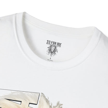 Yeshua Lion Graphic T-Shirt | Unisex Softstyle Tee for Animal Lovers, Faith, Gift Idea, Summer Wear, Spiritual Fashion