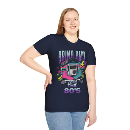 80's Nostalgia Unisex T-Shirt - Bring Back the 80's, Vintage 80's Shirt.