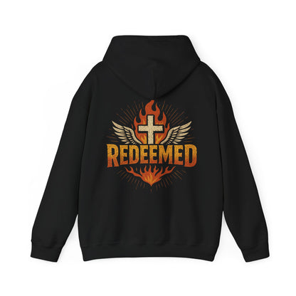 Christian Hoodie - Redeemed Unisex Fashion Sweatshirt for Faith Lovers