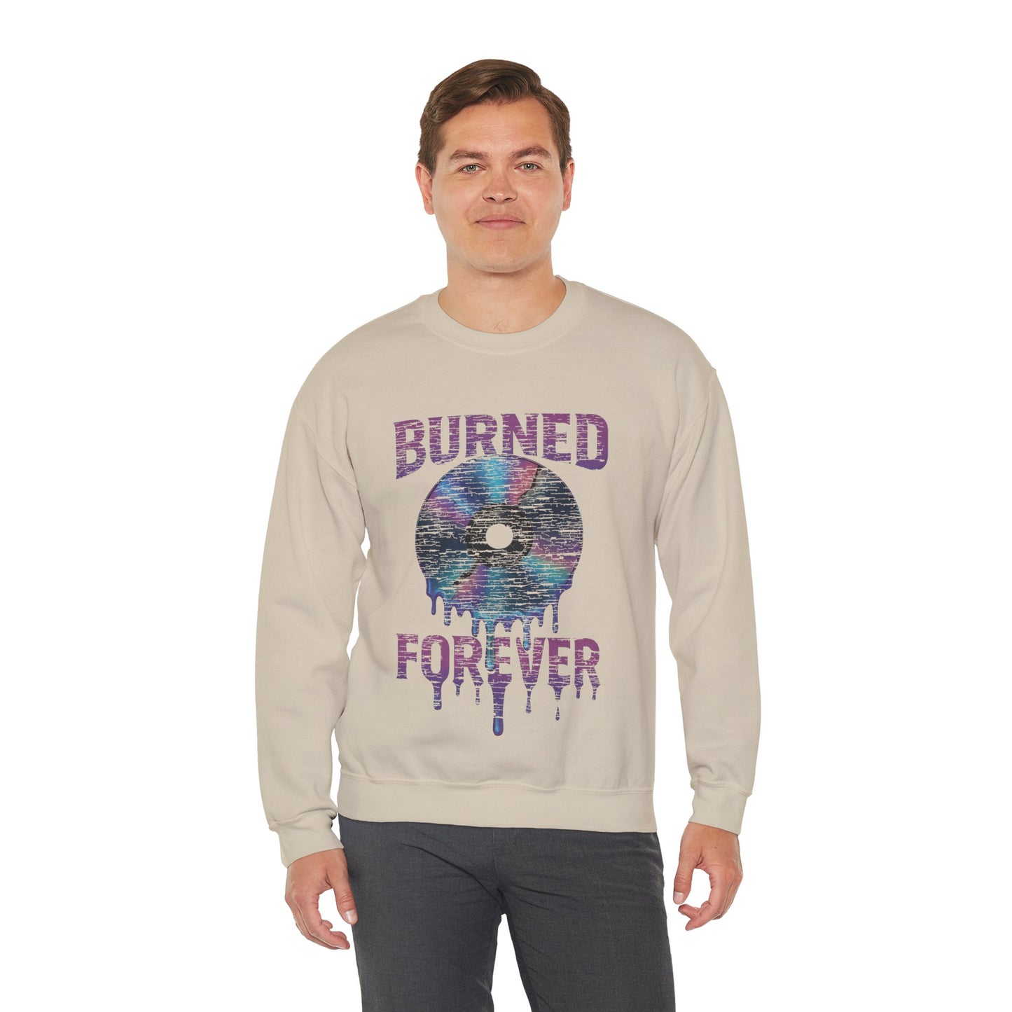 Chic Retro Sweatshirt, Vintage Music Lover Gift, Cozy Unisex Crewneck, Perfect for Casual Days, Stylish Layering Piece