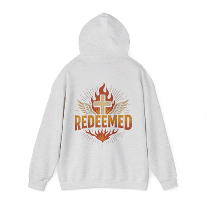 Christian Hoodie - Redeemed Unisex Fashion Sweatshirt for Faith Lovers