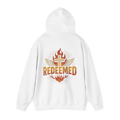 Christian Hoodie - Redeemed Unisex Fashion Sweatshirt for Faith Lovers
