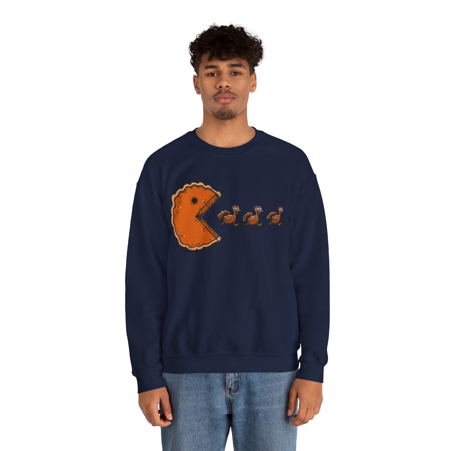 Thanksgiving Pac Man Retro Video Game Sweatshirt