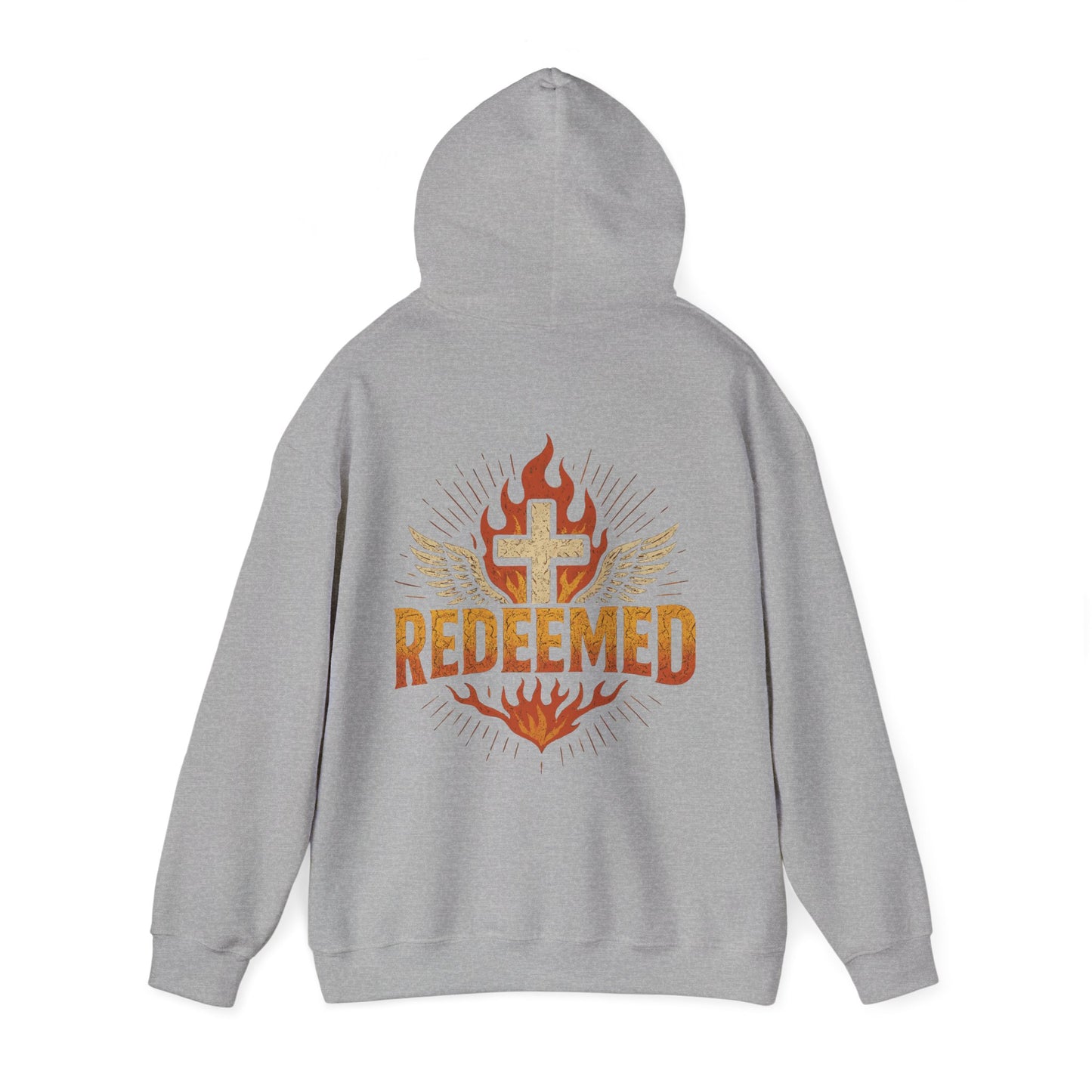 Christian Hoodie - Redeemed Unisex Fashion Sweatshirt for Faith Lovers