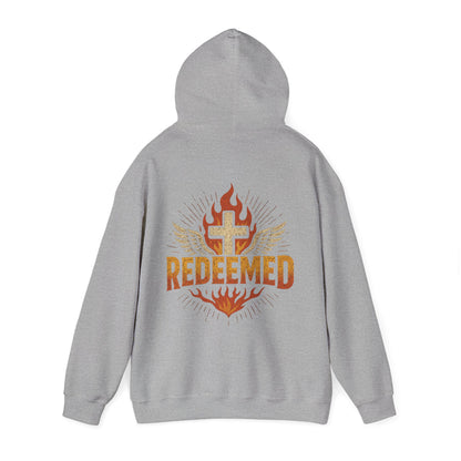 Christian Hoodie - Redeemed Unisex Fashion Sweatshirt for Faith Lovers