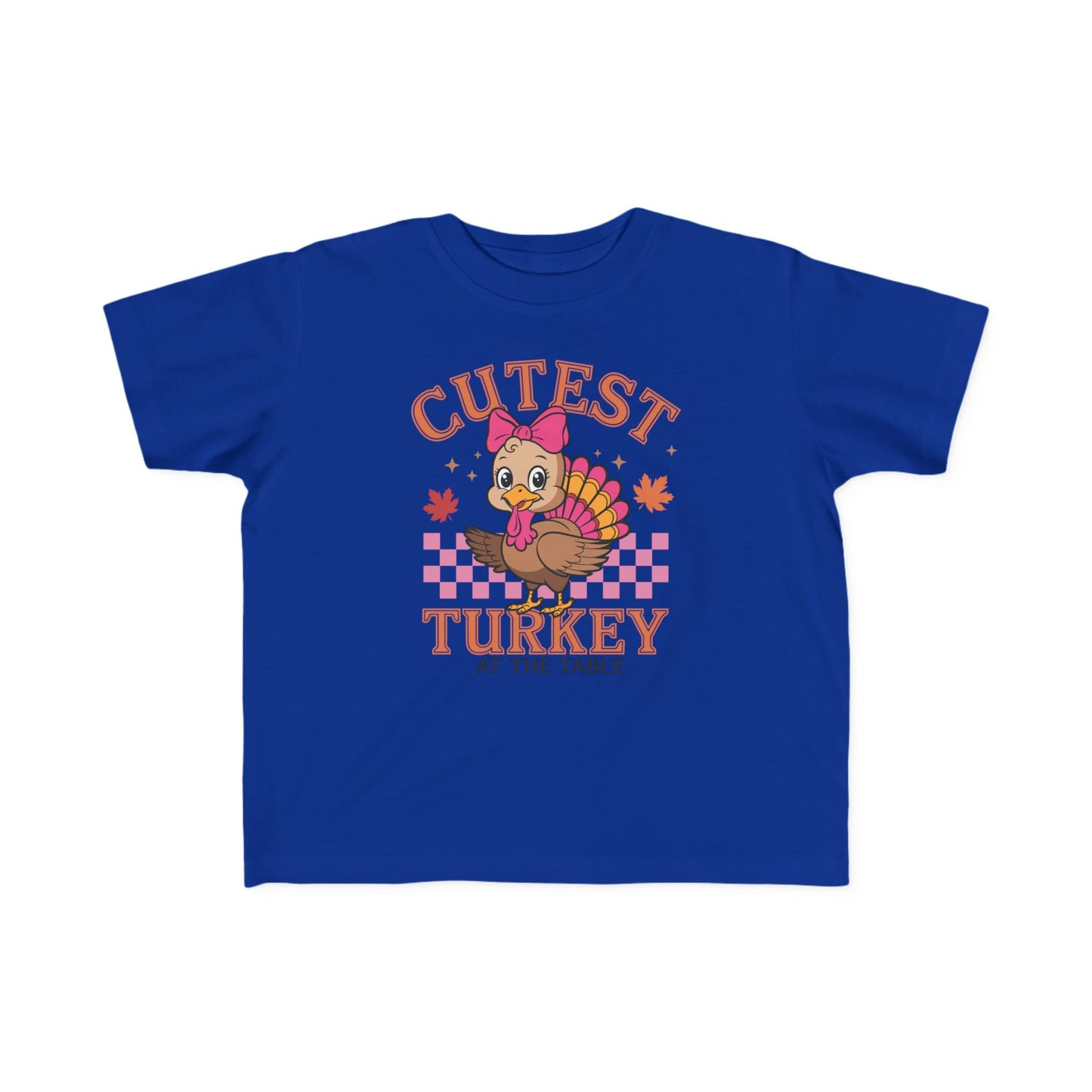 Cutest Turkey Toddler Tee for Thanksgiving