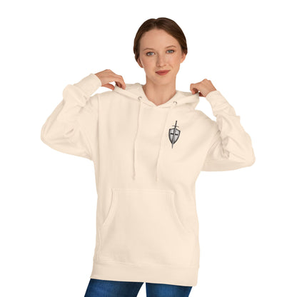 Epic Angel Wing Unisex Hooded Sweatshirt, Graphic Hoodie, Spiritual Sweatshirt, Gift for Him or Her, Casual Wear, Cozy Apparel