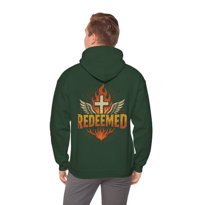 Christian Hoodie - Redeemed Unisex Fashion Sweatshirt for Faith Lovers