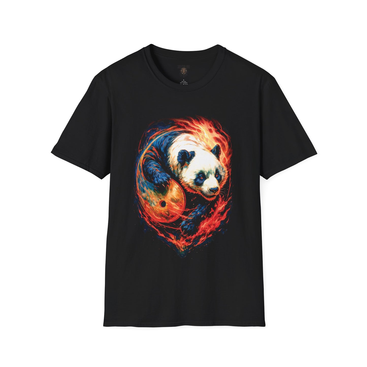 Panda Fire Unisex T-Shirt | Cute Animal Lover Gift, Graphic Tee, Nature Enthusiast, Birthday Tee