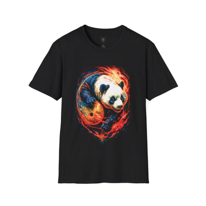 Panda Fire Unisex T-Shirt | Cute Animal Lover Gift, Graphic Tee, Nature Enthusiast, Birthday Tee